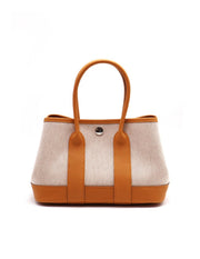 HERMES Mini Garden Party - Canvas / Natural Sable