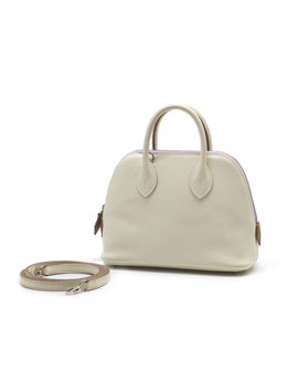 HERMES Mini Bolide - Mushroom, Mauve Pale & Gold [B]
