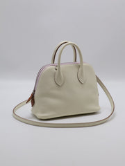 HERMES Mini Bolide - Mushroom, Mauve Pale & Gold [B]