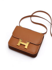 HERMES Mini Constance 19 - Gold with Gold Hardware