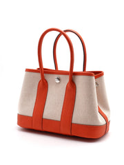 HERMES Mini Garden Party - Canvas / Feu