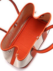 HERMES Mini Garden Party - Canvas / Feu
