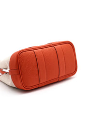 HERMES Mini Garden Party - Canvas / Feu