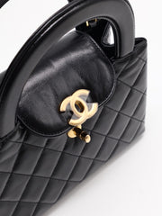 CHANEL Mini Kelly - Black with Gold Hardware
