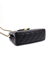 CHANEL Mini Kelly - Black with Gold Hardware