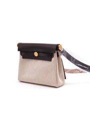 HERMES Herbag Zip 20 - Ebene with Gold Hardware