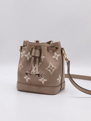 LOUIS VUITTON Monogram Empreinte Nano Noé – Tourterelle