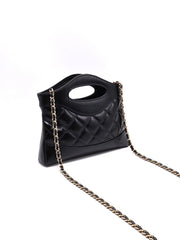 CHANEL 31 Nano Bag - Black with Gold Hardware