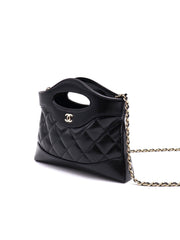 CHANEL 31 Nano Bag - Black with Gold Hardware