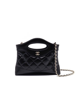 CHANEL 31 Nano Bag - Black / Gold
