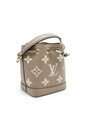 LOUIS VUITTON Monogram Empreinte Nano Noé – Tourterelle