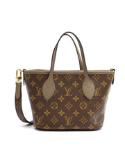 LOUIS VUITTON Neverfull Bandoulière Inside Out BB – Dark Fango/Monogram