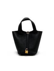 HERMES Picotin 18 - Noir with Gold Hardware