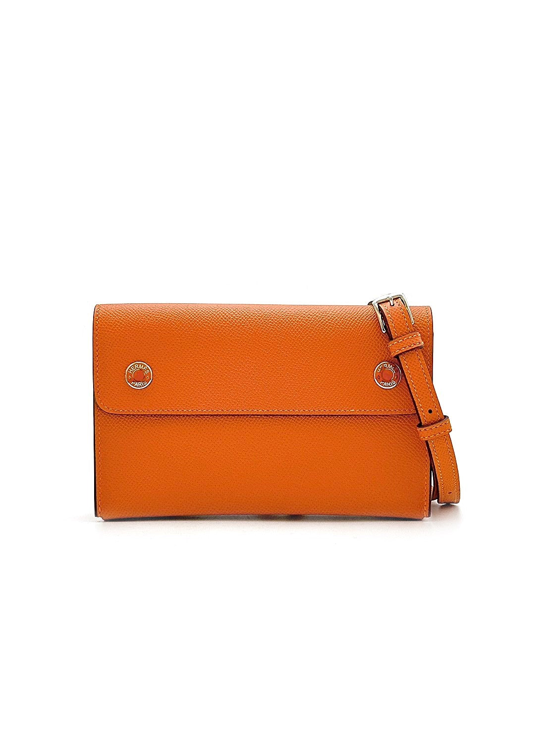 HERMES Sanp wallet - 經典橘