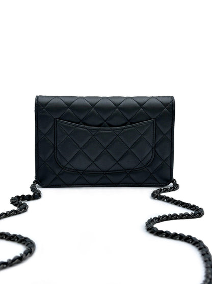 CHANEL 經典羊皮WOC - so black