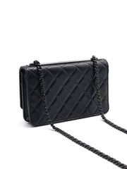 CHANEL Trendy CC Wallet on Chain - So Black