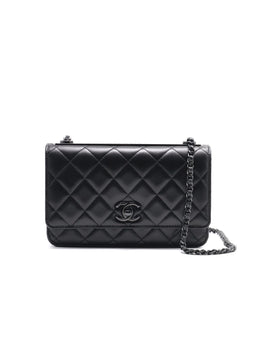 CHANEL Trendy CC Wallet on Chain - So Black