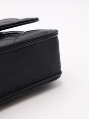 CHANEL Classic Lambskin Wallet on Chain with Pearl Crush - Black with Gold Hardware