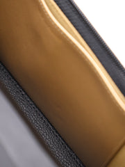 CHANEL Classic Lambskin Wallet on Chain with Pearl Crush - Black with Gold Hardware